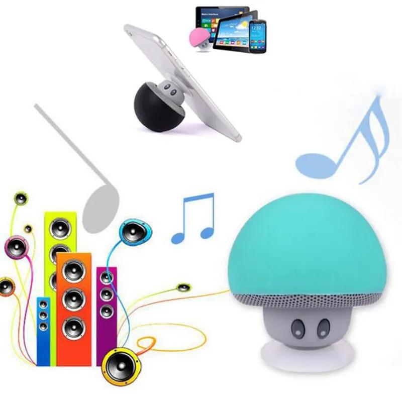 

mini Cell Phone Holder Support Bluetooth Speakers Mp3 Player Little Mushroom Stand for iPhone Xiaomi Samsung LG Mount