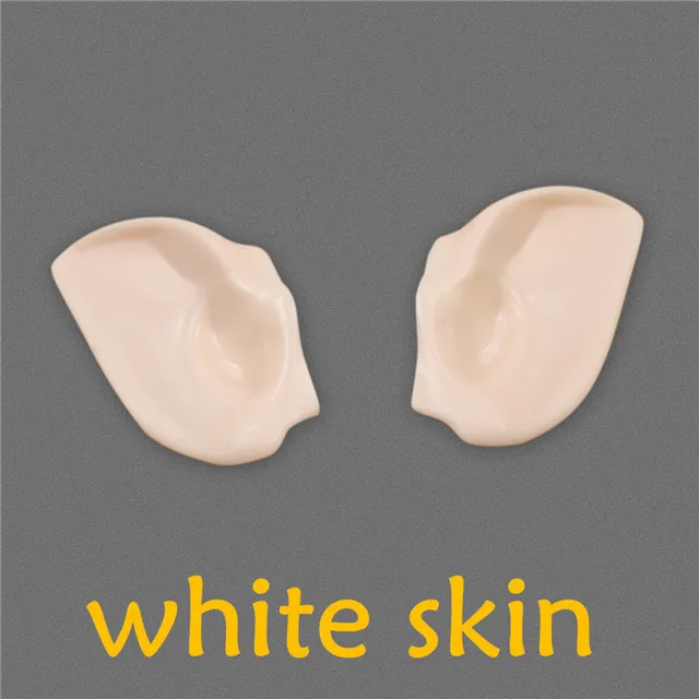 DBS blyth doll icy toy ears toy white natural tan dark and super black skin, only ears no doll 24