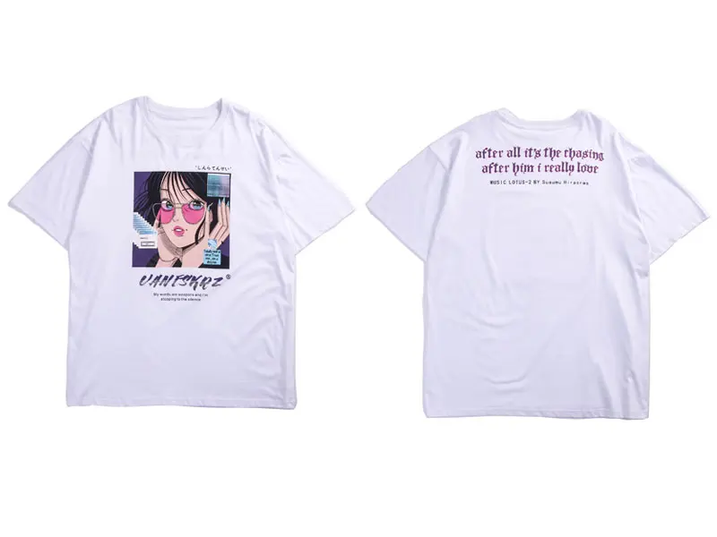 Japanese Girl Print Tshirts 4