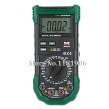 MASTECH MS8265 4 1/2 ЖК-цифровой мультиметр AC DC Напряжение Ток Сопротивление Емкость тест er метр непрерывность диод тест