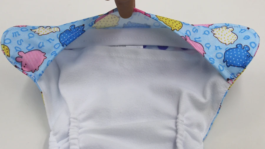 [Usurpon] 1 шт. Детские ткань пеленки с карманом и двойной ногу ластовица детские пеленки ткань пеленки стирать тканевые подгузники детские