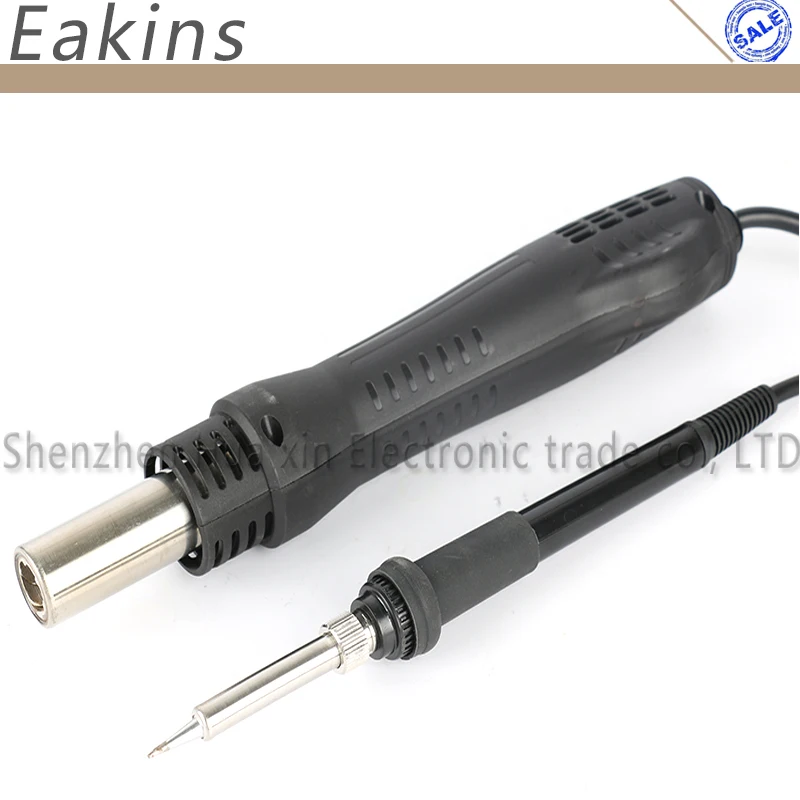 EAKINS 8586 BGA SMD паяльная станция 750 Вт 2 в 1 цифровой ESD фена паяльная станция для сварки ремонтный набор инструментов