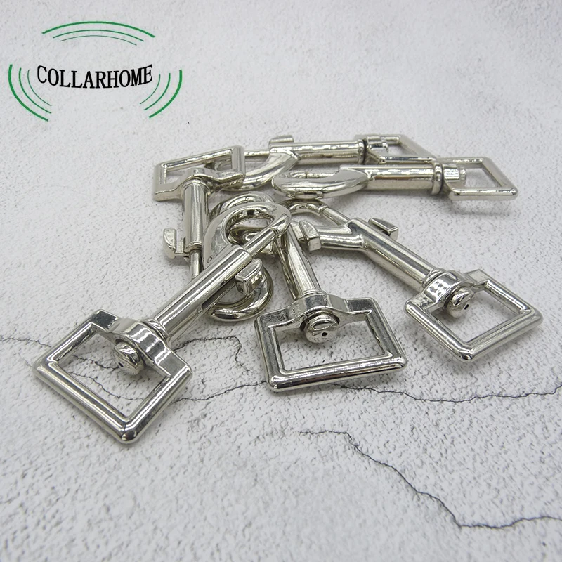 

100Pcs/Lot 3/4 Inch(20mm)Metal Swivel Trigger Snap Hooks Dog Swivel Clasps Bag Clasps Lobster Swivel Trigger Clips Removable Key
