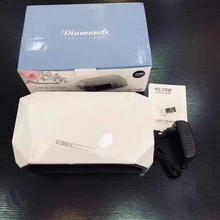 Аппарат для сушки ногтей 72 Вт УФ лампа Сушилка для ногтей светодиодный светильник для ногтей с ЖК-дисплеем двойной свет отверждения всех гелевых ногтей инструмент 36 шт. светодиодный бисер