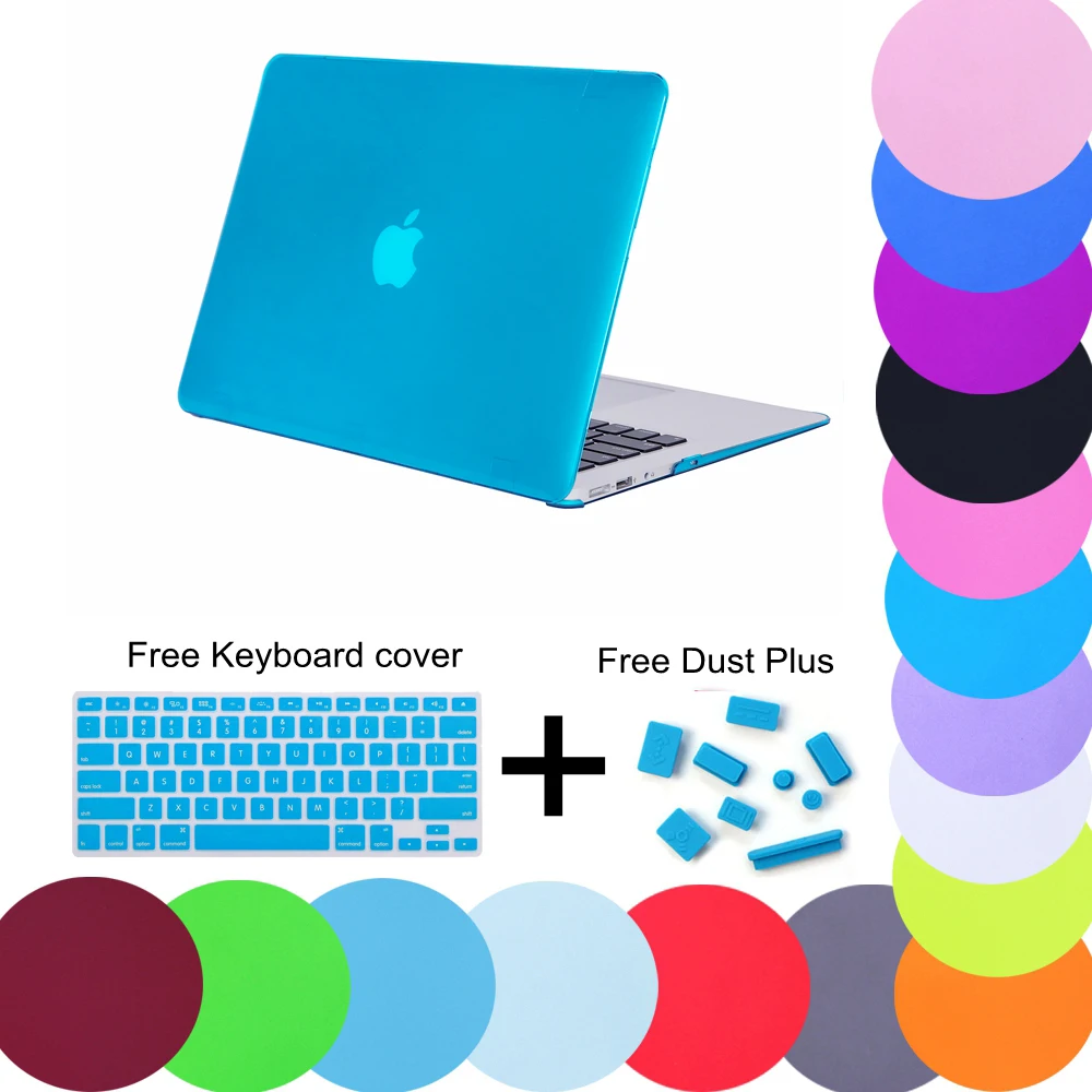 

New for Macbook Air 11 13 A1466 Hard PVC Case For Mac book Pro Retina 12 13 15 A1278 A1286 Hard Laptop Case Keyboard cover