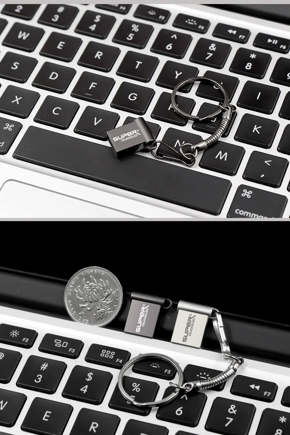 Супер мини металлический USB флеш-накопитель, реальная емкость, 4 ГБ, 8 ГБ, 16 ГБ, USB флешка, водонепроницаемая флешка, 32 ГБ, 64 ГБ, usb 2,0, флеш-диск с ключом