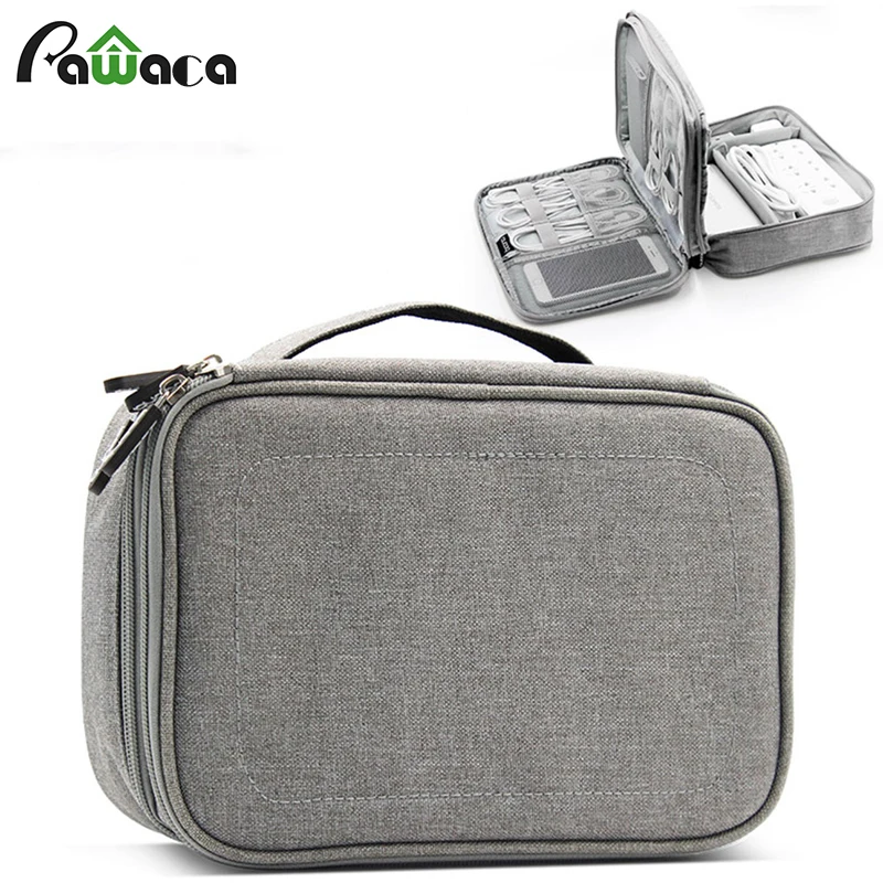 

Electronic Accessories Storage Bag Travel Gadget Organizer for USB Data Cable Earphone Power Bank Digital Gadget Devices