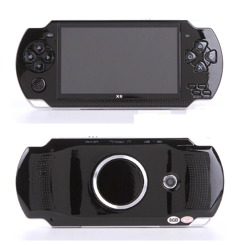 НОВЕЙШАЯ портативная игровая консоль с экраном 4 3 дюйма для Psp видеокамера