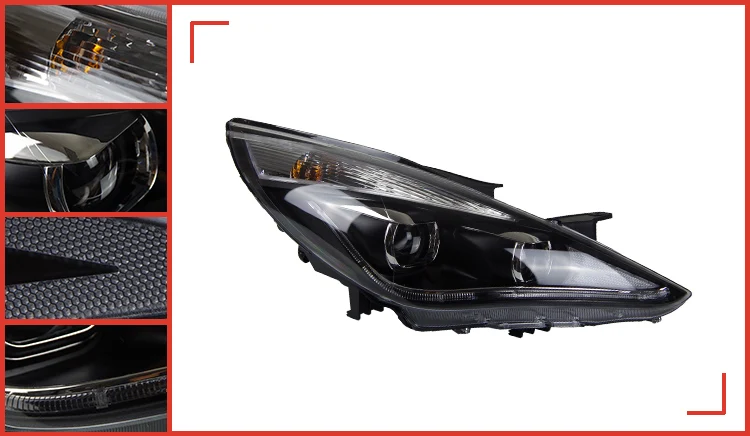 AKD автомобильный Стайлинг Головной фонарь для hyundai Sonata фары 2011- Sonata светодиодный фары DRL Hid Bi Xenon авто аксессуары