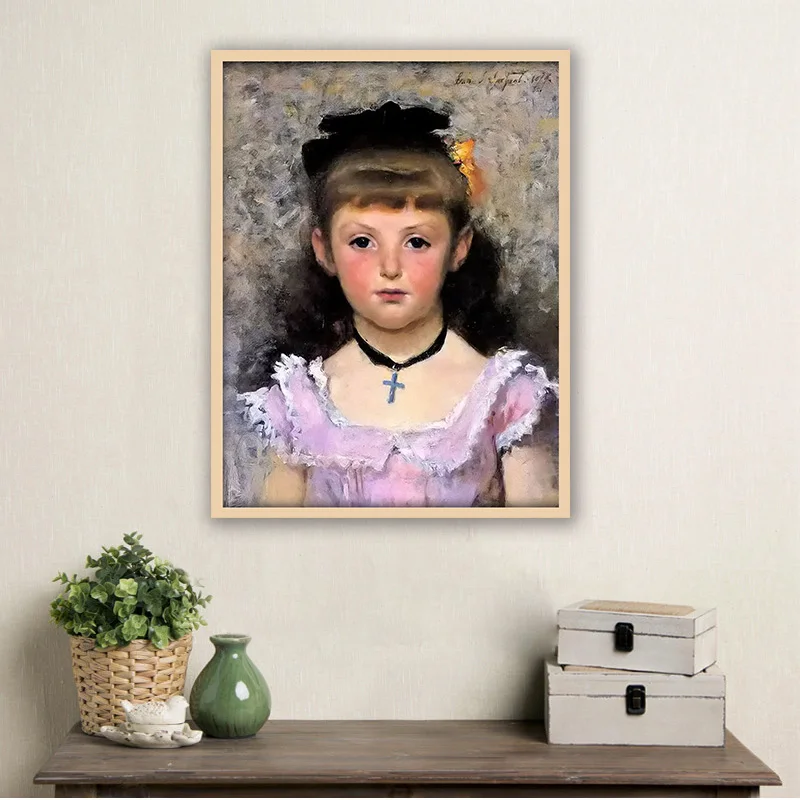

diy painting by numbers john singer sargent portrait of jeanne kieffer living room impression portrait paint hand drawing