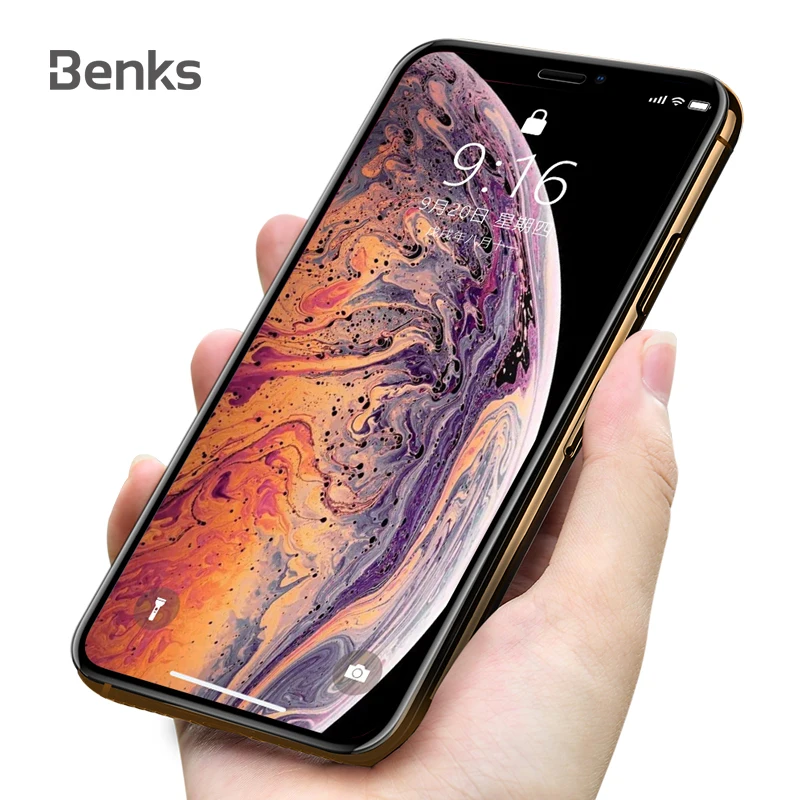 

KR 0.15mm Ultra-thin Tempered Glass Original Benks 9H Protective Film Screen Protector for IPhone 6 6s 7 8 Plus X Xs Max XR