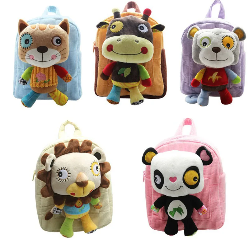 Buy Kids Animals Plush Doll Backpacks Cloth Lion Tiger
