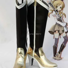 Puella волхвов Мадока Magica Томоэ МАМИ косплей Обувь Сапоги и ботинки для девочек на заказ