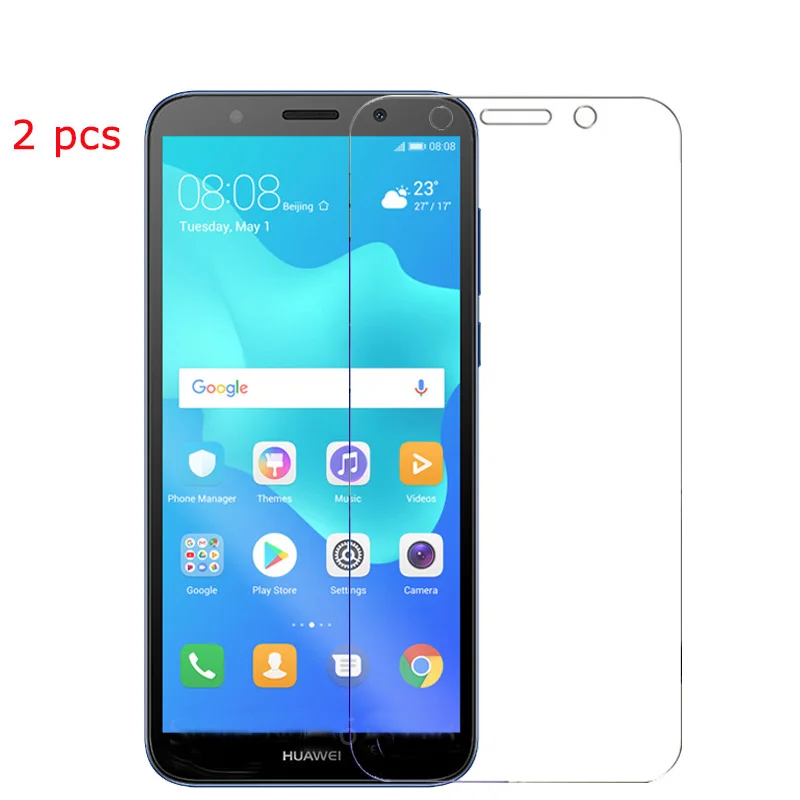 2 шт Защита экрана для Huawei Y5 Prime 2018 закаленное стекло DRA-L22 | Мобильные телефоны и