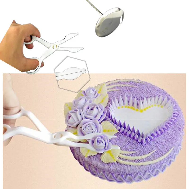 2PCS/Lot Icing Flower Lifter Stainless Steel Nail Stands Set Sugarcraft Icing Piping Tools DIY