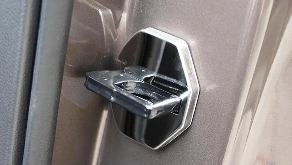 4 шт. замок двери из нержавеющей стали Защитная крышка для Ford Explorer 2011 2012 2013