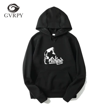 

2018 New Arrival Hoodies Winter Long Sleeves Pullovers for Men Women Harajuku Hooded Parkour Printed Fitness Black White Hoodies