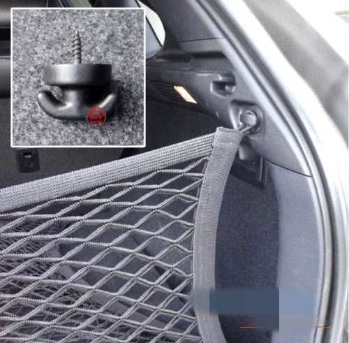 

Auto Part Accessories 2PCs REAR TRUNK ENVELOPE CARGO NET TIE DOWN HOOK RING LOOP HANGING ACCESSORIES