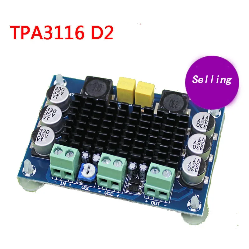 TPA3116D2 Digital Audio Amplifier Board 12 26V XH M542 Mono 100W