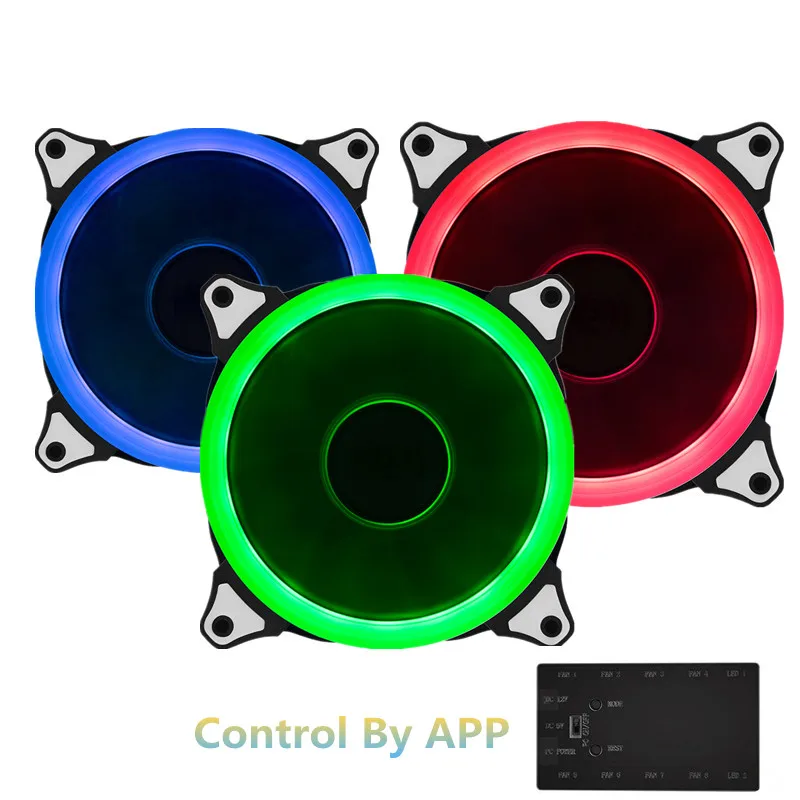 Prix pour 3 pcs RGB Cas Ventilateur De Refroidissement 120mm Avec Wifi Contrôleur Portable APP Contrôleur de Ventilateur Réglable LED RGB Anneau Ventilateur 6pin Triple Pack Prix pour 3 pcs RGB Cas Ventilateur De Refroidissement 120mm Avec Wifi Contrôleur Portable APP Contrôleur de Ventilateur Réglable LED RGB Anneau Ventilateur 6pin Triple Pack