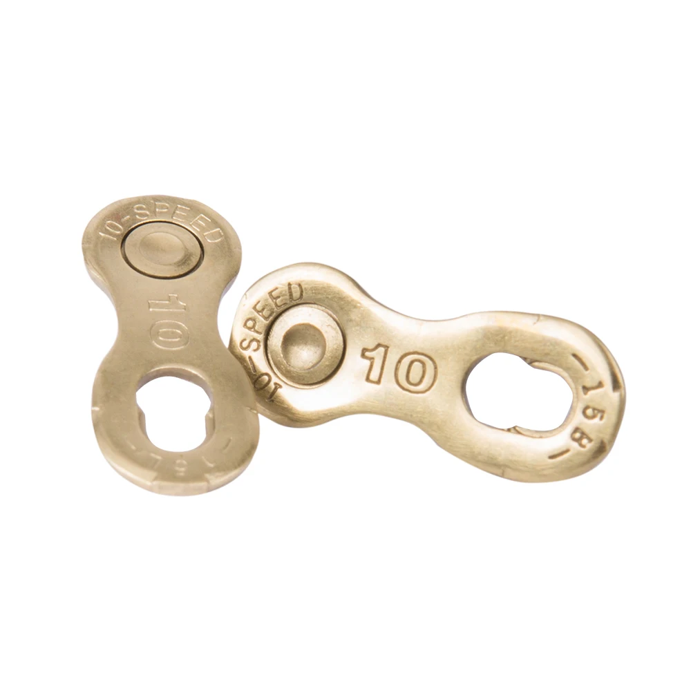 Flash Deal ZTTO 10s 10v Golden Bike Chain 10 Speed Bicycle Chains Hollow SLR Gold 20s 30v for MTB Mountain Road Bike K7 parts HG System 4