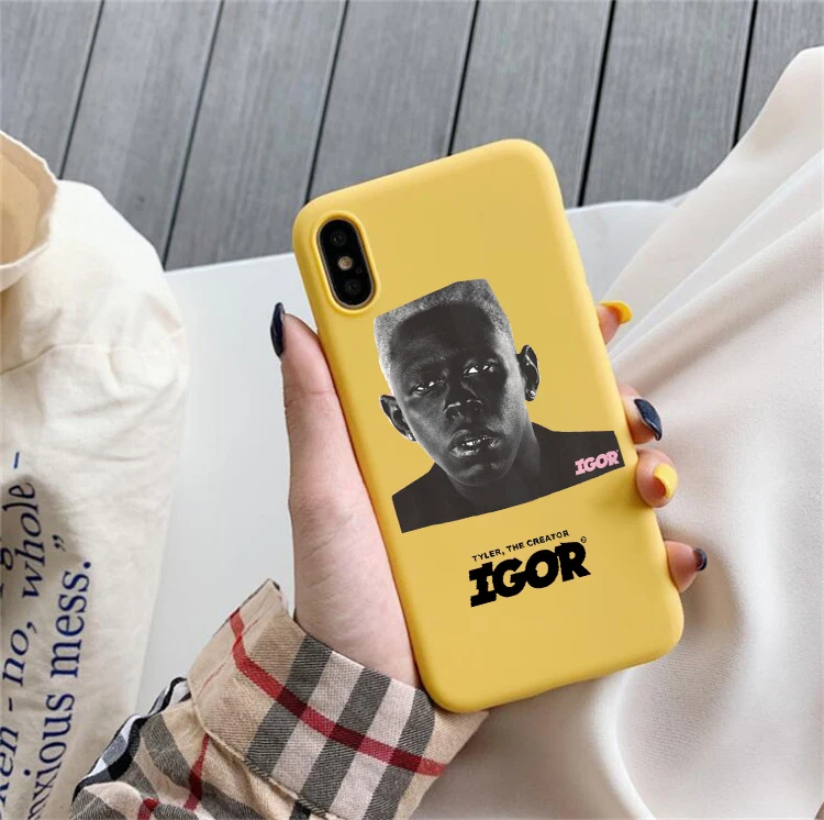 Tyler, The Creator- IGOR Colored soft silicone phone case for iphone 6 6s 6plus 7 7plus 8 8plus XR XS XSMAX 11 pro