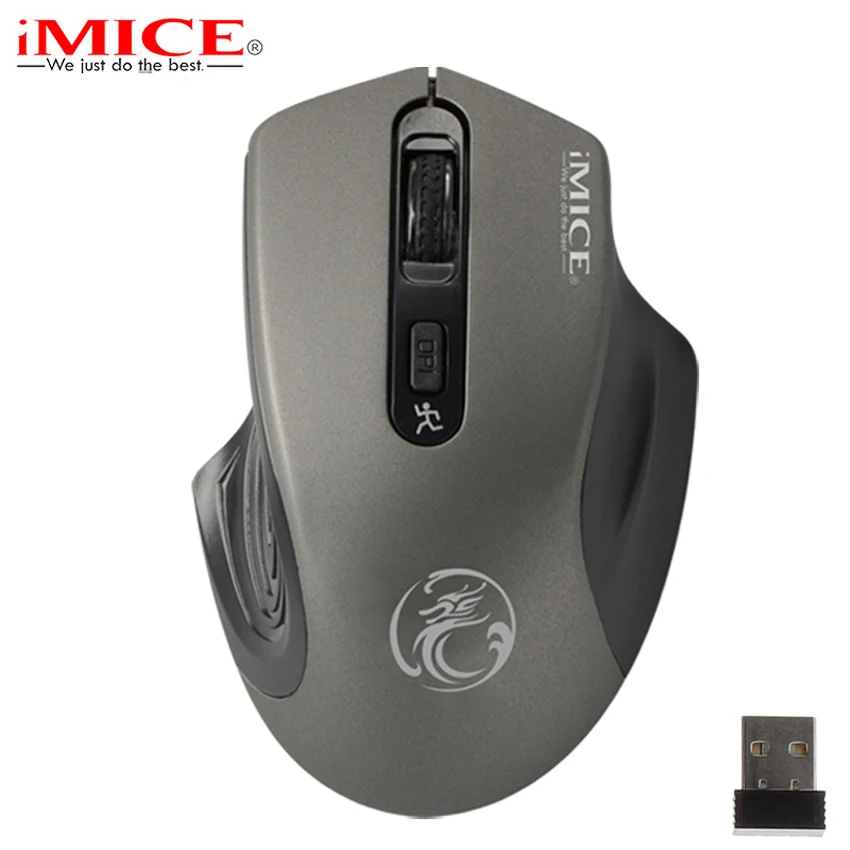 Беспроводная оптическая мышь с бесшумными кнопками 2 4 ГГц|silent button|usb receivermini computer