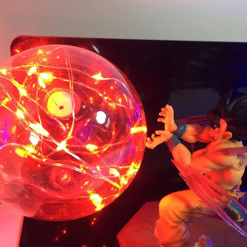 Dragon Ball Z Вегета Сон Гоку Битва Супер Saiyan светодиодная Ночная лампа Аниме Драконий жемчуг зет ночник RGB 110 В 220 в домашний декор для стола огни