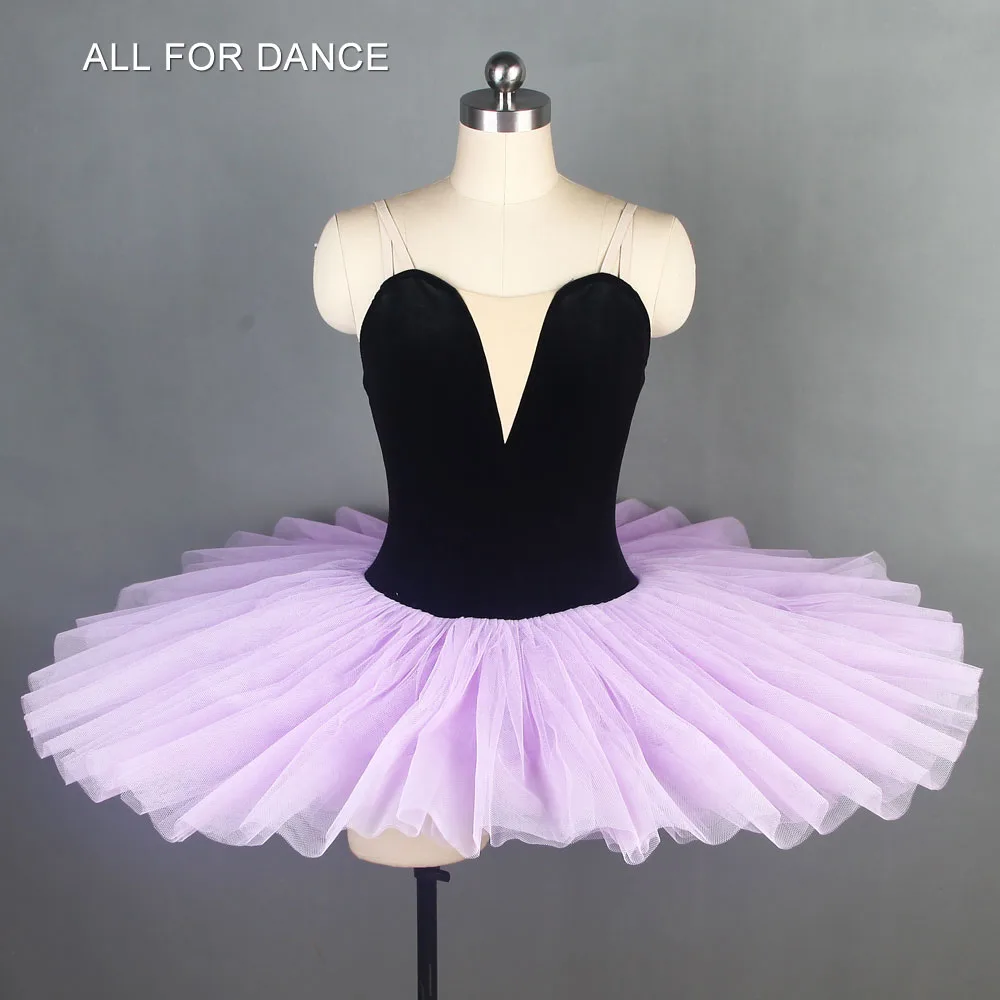 black velvet top bodice Pre-professional ballet dance costumes pancake tutu classical | Тематическая одежда и униформа