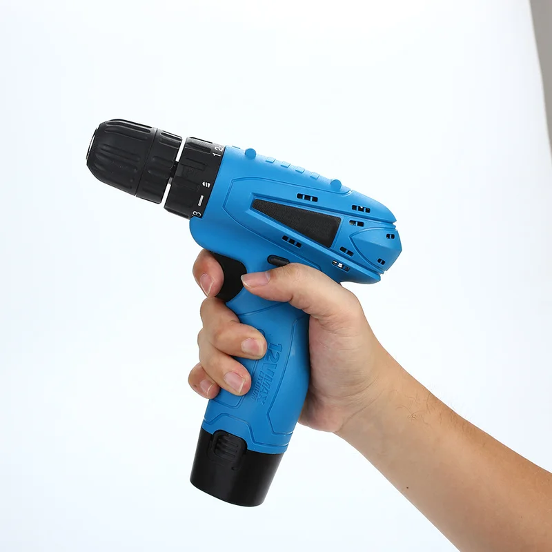 

12V Rechargeable Cordless Mini Electric Screwdriver / Multi-function Drill Power Tools With Lithium Battery