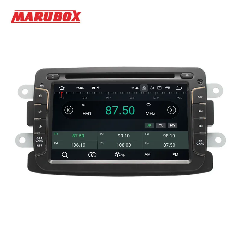 Excellent MARUBOX 1Din Android 8.0 For Duster Renault 2010-2015,Logan,Sandero GPS Navi DVD Stereo Radio Car Multimedia Player 7A602PX5 1