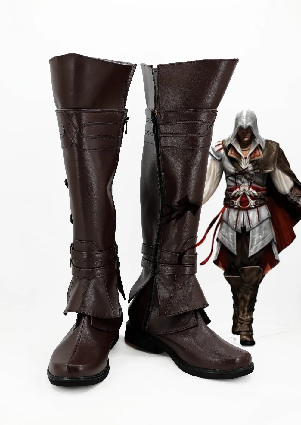 

Game Cosplay Ezio Auditore Cosplay Boots shoes Ezio Boots Cosplay costume Accessories