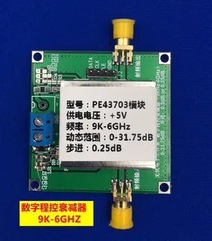 

Digital RF attenuator module PE43703 9K ~ 6GHz 0.25dB step to 31.75dB