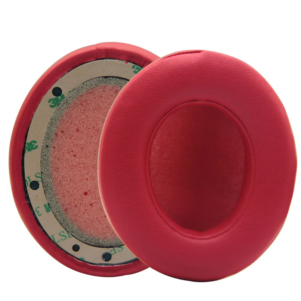POYATU Headphone Ear Pads For Beats Studio 2.0 Wired Ear Pads Studio 2.0 For Studio 2.0 Wireless Over-Ear Ear Pads Red 1 Pair  (5)