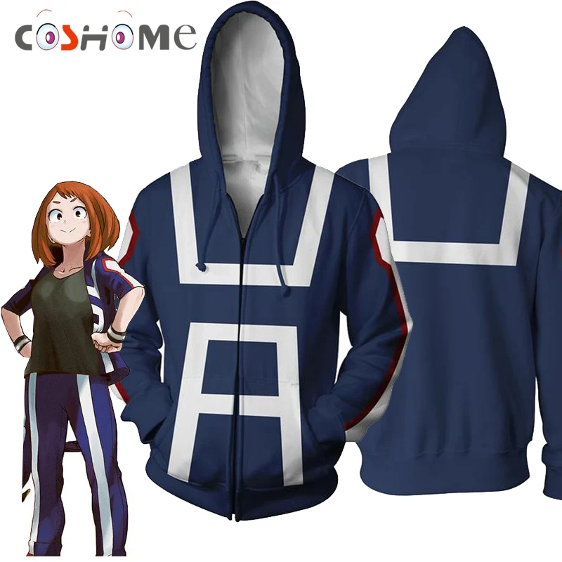 Костюм Coshome bokuu No My Hero костюм для косплея толстовка с капюшоном мужчин и женщин