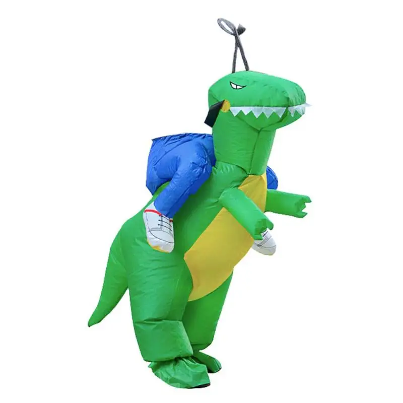 3D стоячий надувной костюм динозавра для верховой езды, надувной костюм, Рождественский костюм для косплея динозавра, костюм животного на Хэллоуин