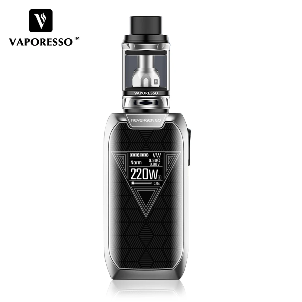 

Original Vaporesso Revenger Go 220W Vape Kit Built in 5000mAh Battery 2ml/5ml NRG Atomizer Tank use GT Coil E-Cigarette Kit