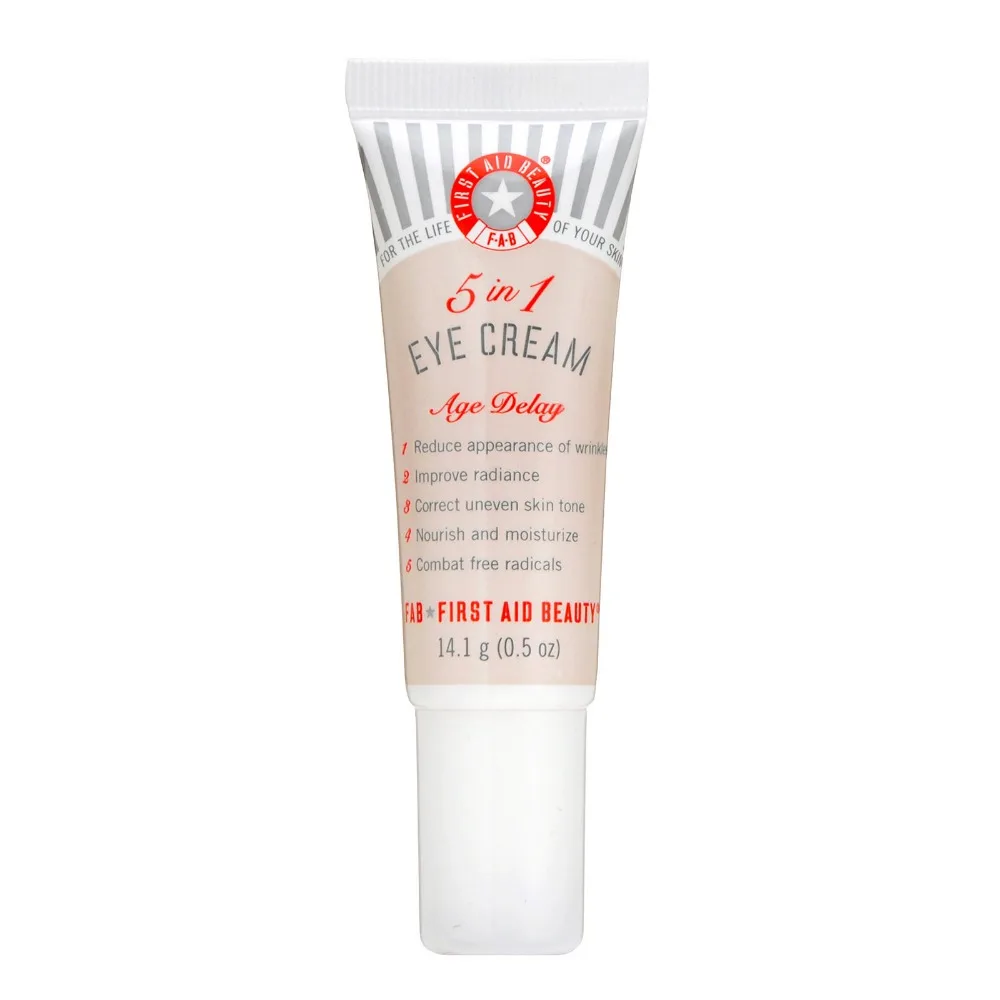 

First Aid Beauty 5 In 1 Eye Cream Safe For Sensitive Skin 0.5oz,14.8ml Skincare