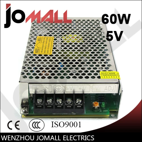 Импульсный источник питания с одним выходом 60 вт 5 в 12 а|supplies dental|power supply compactpower