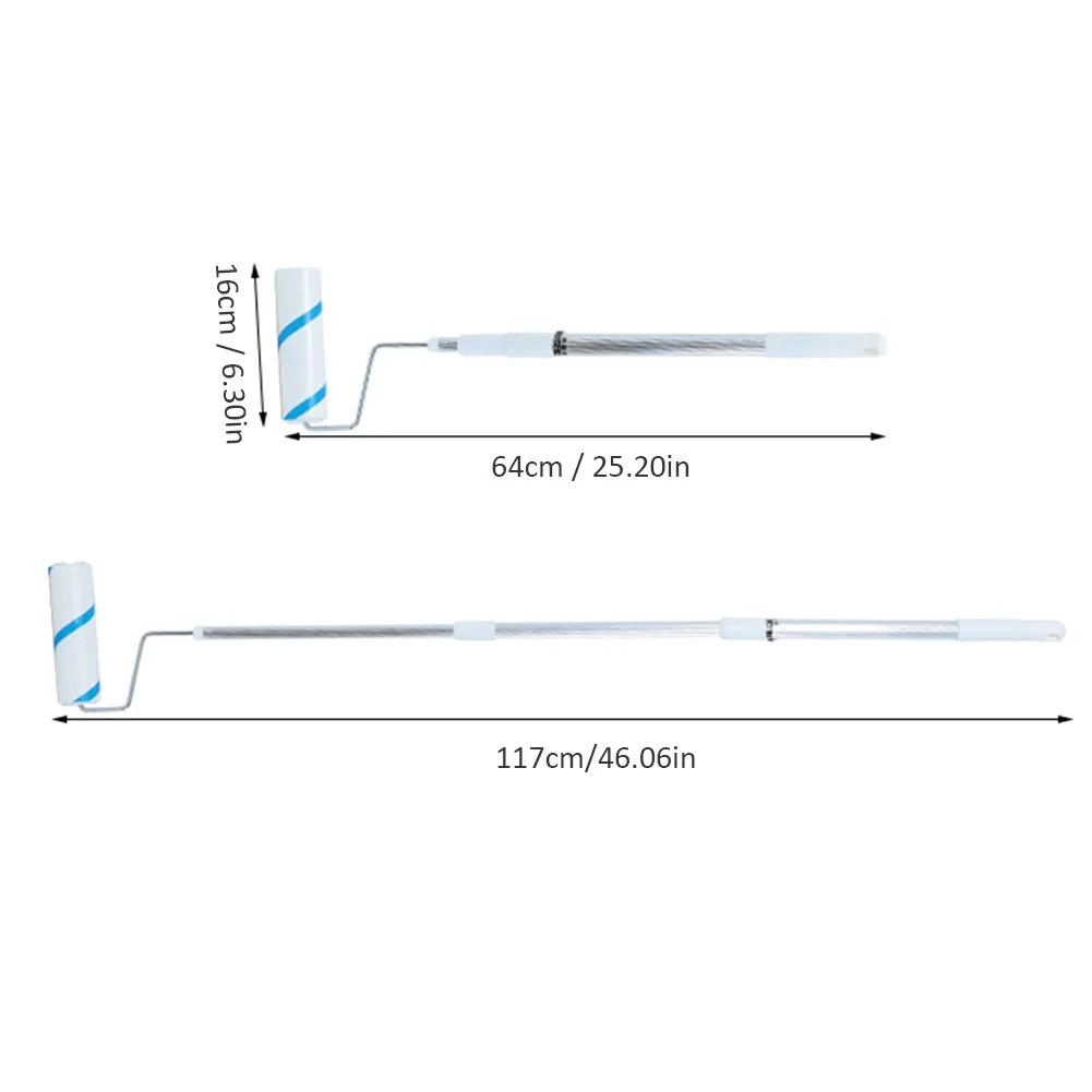 Удлиненный отрывной ролик для удаления ворса пылезащитный валик для чистки ковра Очищаемый выдвижной пылеотталкивающий Инструмент Тип швабры удаление волос прокатка