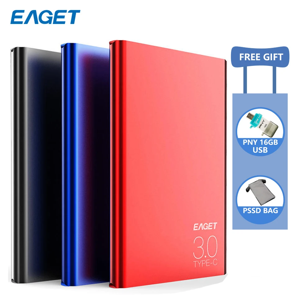 Eaget G70 HDD 2," USB 3,0 внешний жесткий диск 1 ТБ/2 ТБ Тип-c 3,0 жесткий диск hd externo disco duro жесткий диск для портативных ПК