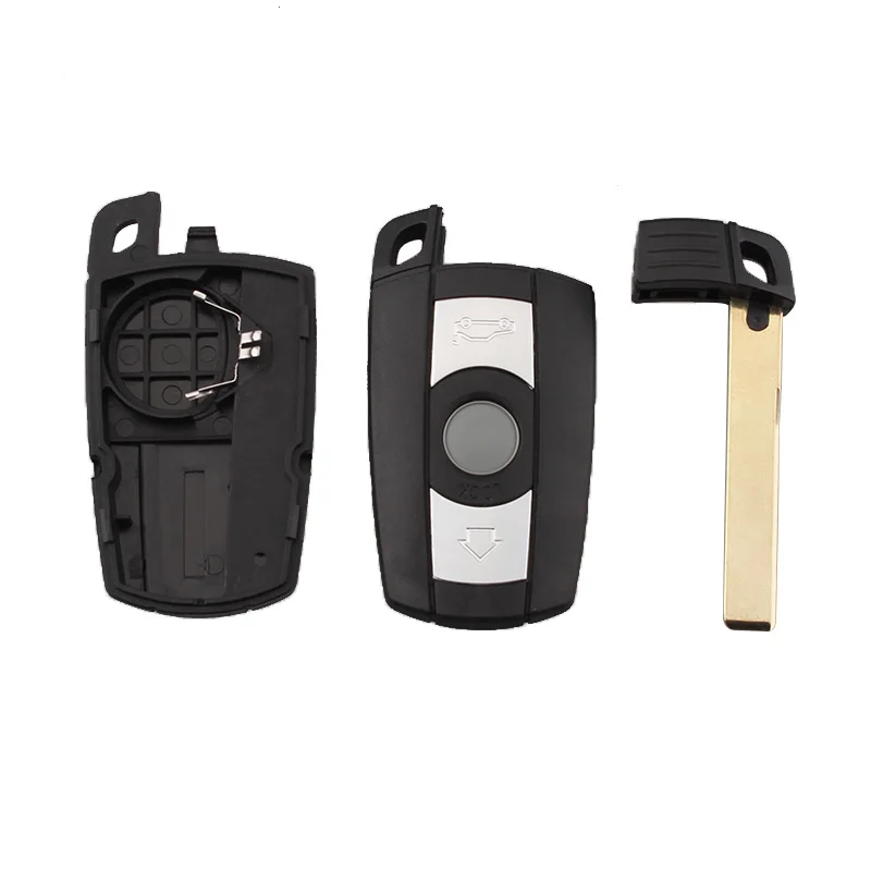 BHKEY 3 кнопки умный пульт дистанционного ключа брелок для BMW Cas3 KR55WK49127 умное лезвие