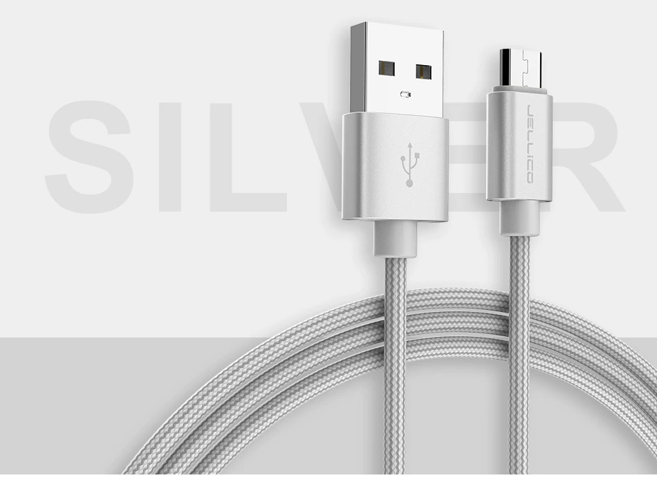 Jellico Micro USB кабель 2A кабель для быстрой зарядки и передачи данных кабель для зарядного устройства Microusb для samsung Xiaomi Android кабели для мобильных телефонов