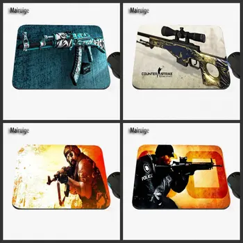 

Mairuige CSGO Guns Out of Print Picture Small Game Mouse Pad Rectangular Non-slip Rubber Mat, Decoration for Home Computer Desk