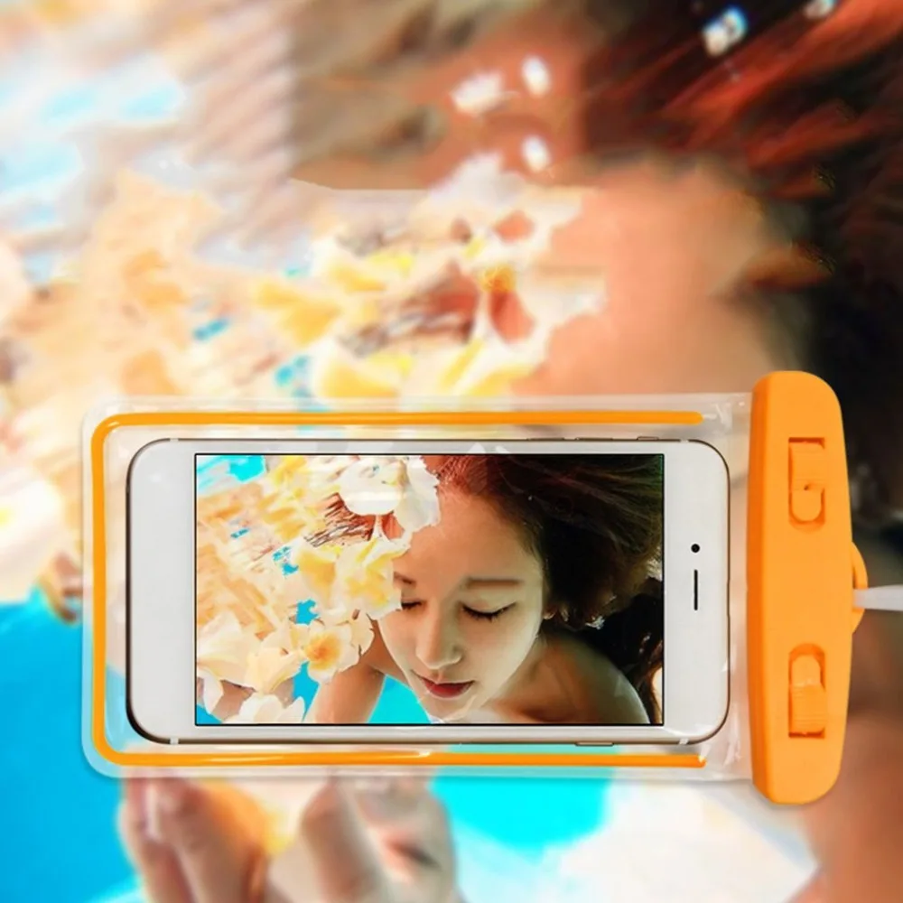 

Swimming Bags Waterproof Bag with Luminous Underwater Pouch Phone Case For iphone 6 6s 7 universal all models 3.5 inch -6 inch