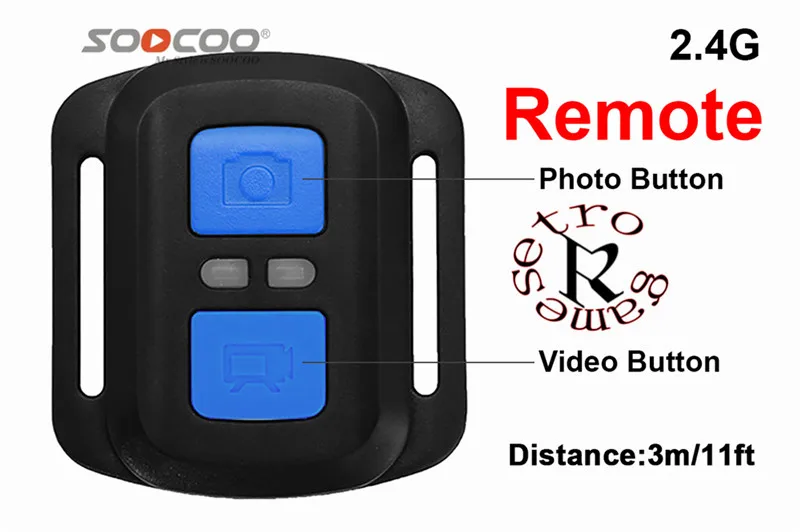 2 4G экшн камера с дистанционным управлением для спортивной камеры SOOCOO C30R|Чехлы