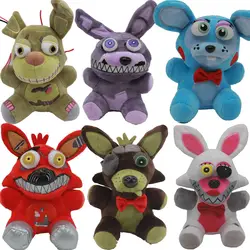 18 см новые FNAF плюшевые игрушки «Five Nights At Freddy's» 4 Фредди медведь Мышь Foxy Чика Бонни плюшевые игрушки куклы для детей Подарки