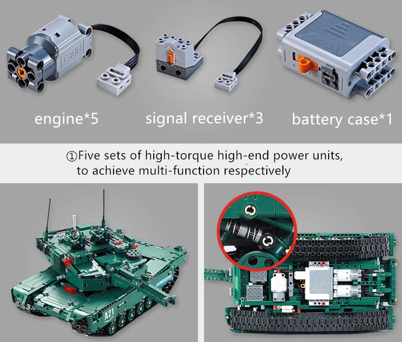 61001 Новые DIY собраны строительный блок 1:20 трансформер M1A2 военный дистанционный пульт Р/У танки Развивающие игрушки для подарок для ребенка