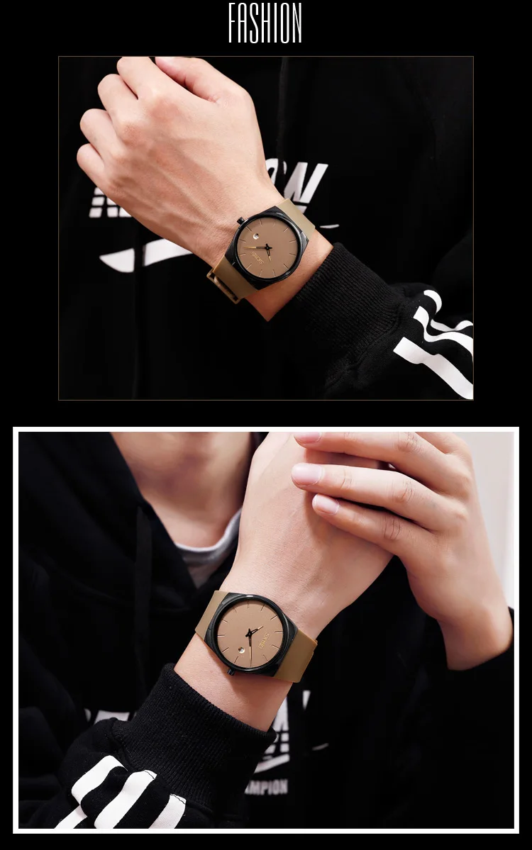 SKMEI простой дизайн кварцевые часы модные мужские часы 3 бар водонепроницаемый PU ремешок небольшой циферблат Дата дисплей армейский зеленый relogio masc 1509