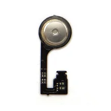50pcs/lot High Quality Replacement Home Button key Flex Cable For Apple Iphone 4S Mobile Phone Flex Cable With Tracking Number
